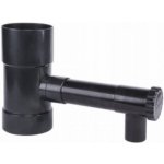 Bradas Lapač Sběrač dešťové vody s ventilem 100 mm černý – HobbyKompas.cz
