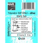 Sada těsnění k dřezovému sifon (starý tyP) – Zbozi.Blesk.cz