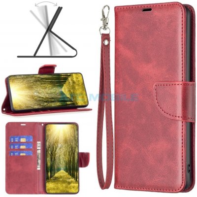 Shield4U Motorola Moto G84 5G Lambskin Texture otevírací červené – Zboží Živě