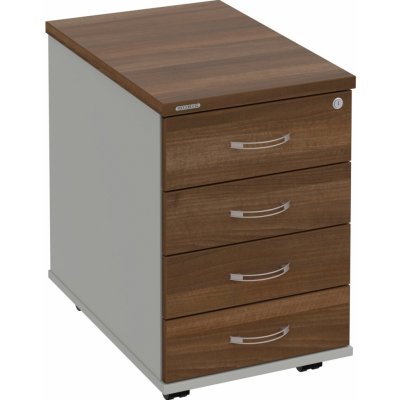 Hobis K 34 C N 4 zásuvky napříč 60 cm ořech šedá – Hledejceny.cz