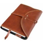 Kožený variabilní obal na knihy Nýty XL Měděný – Zboží Dáma Kožený variabilní obal na knihy Nýty XL Měděný – Zboží Dáma
