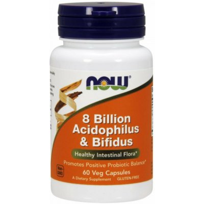 Now Foods Probiotikum Acidophilus a Bifidus 8 miliardy 60 kapslí – Hledejceny.cz
