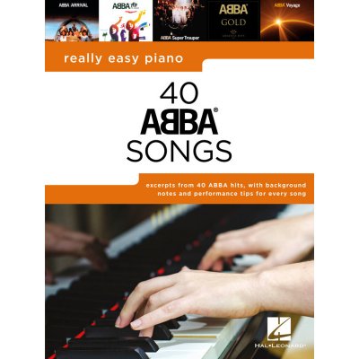 Really Easy Piano 40 ABBA Songs noty na snadný klavír – Sleviste.cz