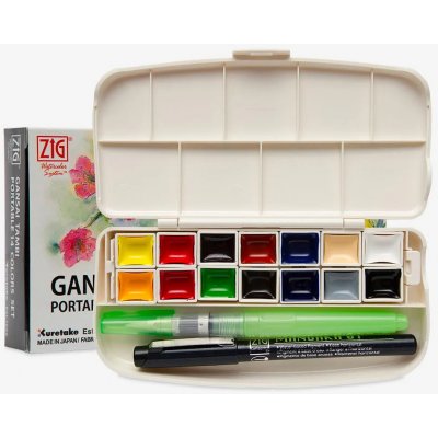 Gansai Tambi Kuretake Cestovní sada 14ks – Zboží Dáma
