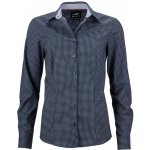 James & Nicholson luxusní Dots JN673 bílá Tmavě modrá – Zboží Dáma