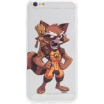 Pouzdro MARVEL Apple iPhone 6 Plus / 6S Plus - Strážci Galaxie - Rocket a Groot - gumové čiré – Zboží Mobilmania