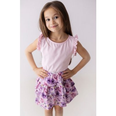 Lily Grey dívčí bavlněná sukýnka květiny – Zbozi.Blesk.cz