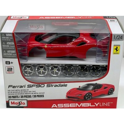 Maisto Kit Ferrari SF90 Stradale červená 1:24 – Hledejceny.cz