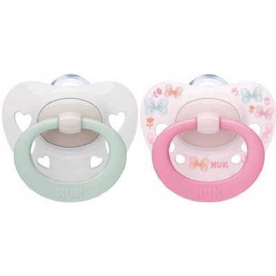 Nuk silikon dudlík Signature 2ks růžová – Hledejceny.cz