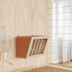 Vidaxl Seník pro králíky 25 x 18,5 x 20,5 cm masivní jedlové dřevo – Zboží Dáma