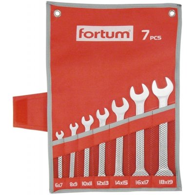 FORTUM FORTUM - klíče ploché, sada 7ks, 6-19mm - 4730103 – Zboží Mobilmania