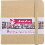 Talens Art Creation Sketchbook v pevné vazbě Kraft 12 x 12 – Hledejceny.cz