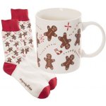 Orion Dárkový hrnek s ponožkami dámské Perníček 350 ml – Sleviste.cz