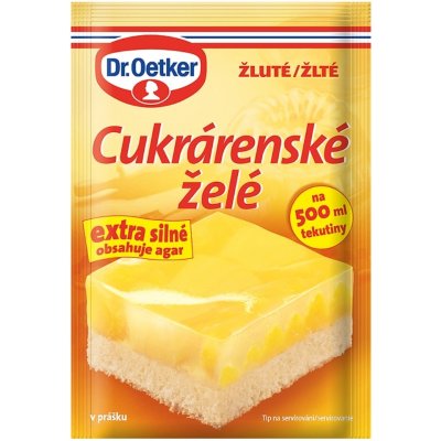 Dr. Oetker Cukrárenské želé žluté 10 g – Hledejceny.cz