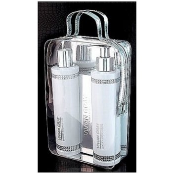 Vivian Gray tělové mléko + sprchový gel WHITE CRYSTALS 2 x 250 ml dárková sada