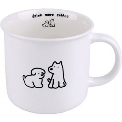 Toro Hrnek pejsek keramika bílá 380 ml – Sleviste.cz