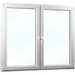 SkladOken.cz Okno dvoukřídlé se sloupkem 208x154 cm bílé PRAVÉ – Zboží Mobilmania