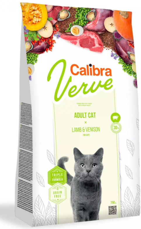 Calibra Verve Grain Free Adult Lamb&Venison 8+ 7 kg