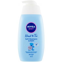 Nivea Baby šampon a pena do kúpeľa 2v1 500 ml