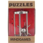 Hlavolam ježek v kleci kovový chromovaný – Zboží Mobilmania