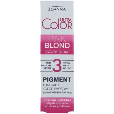 Joanna Ultra Color Barva na vlasy tónovaná pigmentová růžová blond 100 ml – Zboží Mobilmania