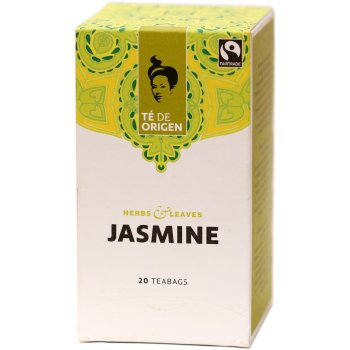 Té de Origen Bio porcovaný zelený čaj jasmínový 20 x 2 g