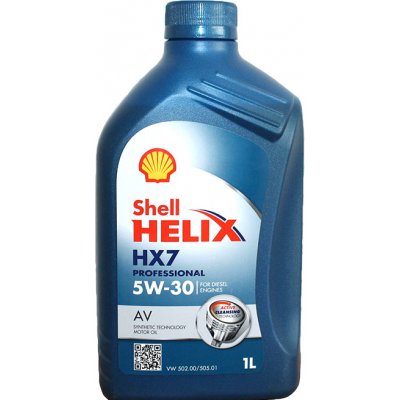 Shell Helix HX7 Professional AV 5W-30 1 l – Zboží Mobilmania