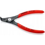 KNIPEX - Kleště precizní, na pojistné kroužky Ø 10-25mm - vnitřní, zahnuté - 130mm, velké opěrné plochy na hrotech (4921A11) – Zboží Dáma