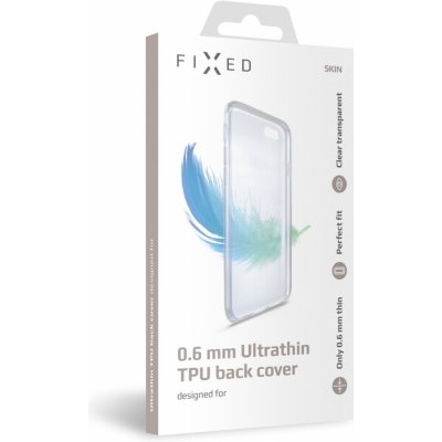 FIXED Ultratenké TPU gelové pouzdro Skin pro Apple iPhone 12/12 Pro, 0,6 mm, čiré FIXTCS-558 – Hledejceny.cz