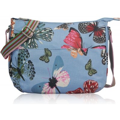 Crossbody Butterfly Dream světle modrá – Zboží Mobilmania