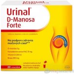 Urinal D-Manosa Forte prášek malinová příchuť 20 sáčků – Hledejceny.cz