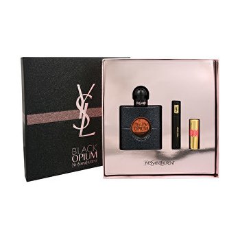 Yves Saint Laurent Opium Black EDP 50 ml + řasenka 2 ml + rtěnka 1,4 ml dárková sada