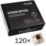 Glorious Gateron Brown Switches 120 ks – Zboží Živě