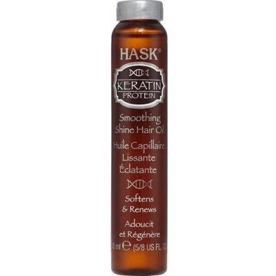 Hask Keratin Protein uhlazující suchý olej na poškozené vlasy 18 ml