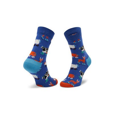 Happy Socks Vysoké dětské ponožky Modrá
