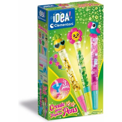 CLEMENTONI IDEA Kreativní sada pro výrobu per Tropical – Sleviste.cz