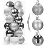 SPRINGOS Vánoční baňky stříbrné mix 4cm sada 20ks – Zbozi.Blesk.cz