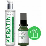 Clinical Keratin hloubková regenerační vlasová kúra 100 ml + arganový olej 20 ml dárková sada – Hledejceny.cz