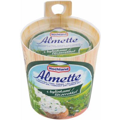 Hochland Almette Nadýchaný tvarohový sýr s bylinkami 150g