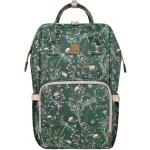 KikkaBoo batoh Siena Luxe Secret Garden Deep Green – Zboží Dáma