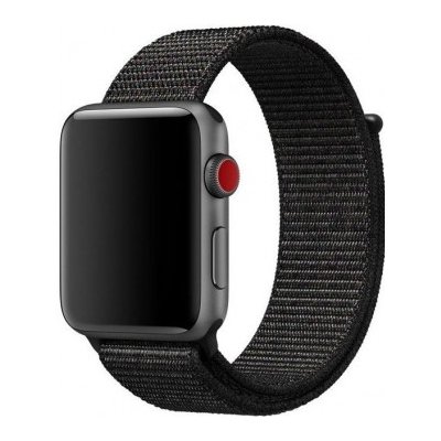 ESES nylonový řemínek 42mm černý pro Apple Watch 1530000036 – Zboží Mobilmania