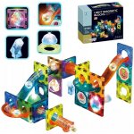 KIK KX5144 Magnetická dráha svítící 75 ks – Zbozi.Blesk.cz