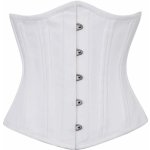 Korzety.cz Korzet - Extra stahovací korzet pod prsa z bavlny pro pas bílé – Zboží Mobilmania