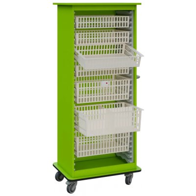 DEXTER 26 ABS vozík boxový, otevřený, 1780x750x520 mm, jarní zeleň – Hledejceny.cz