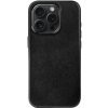Pouzdro a kryt na mobilní telefon FIXED MagLeather kožený s MagSafe iPhone 15 Pro - černé FIXLM-1202-BK