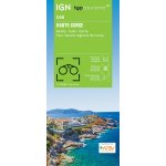 IGN vydavatelství mapa Bastia, Corte (Korsika) 1:100 t. voděodolná – Zboží Dáma