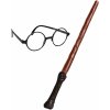 Párty brýle Rubies Harry Potter doplňky ke kostýmu hůlka a brýle
