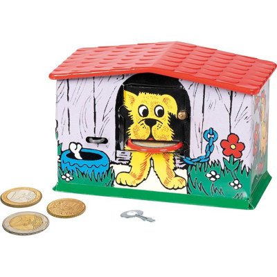 Pokladnička plechová Psí bouda retroGoki – Zboží Dáma