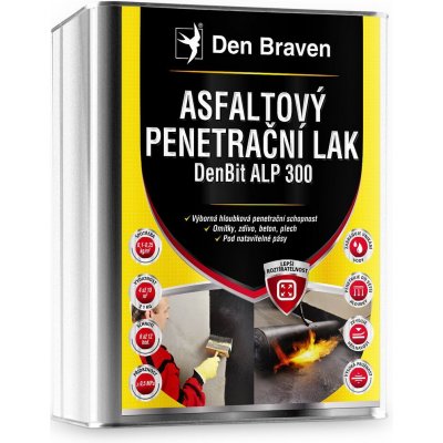 Den Braven Denbit asfaltový penetační lak ALP 300, 9kg – Hledejceny.cz