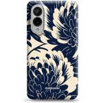 Mobiwear Elite Pro Samsung Galaxy S25 Edge EA40E Modré a béžové květy – Hledejceny.cz